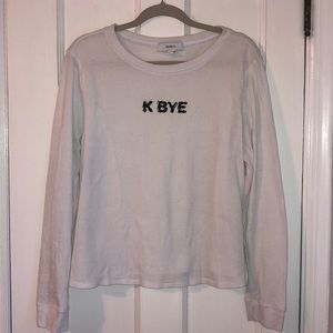 Forever21 Graphic Long Sleeved Top